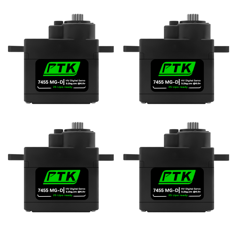 Servo Metal Gear - PTK 7455MG-D เซอร์โว 12g เซอร์โวดิจิตอลเกียร์โลหะสำหรับ EPP