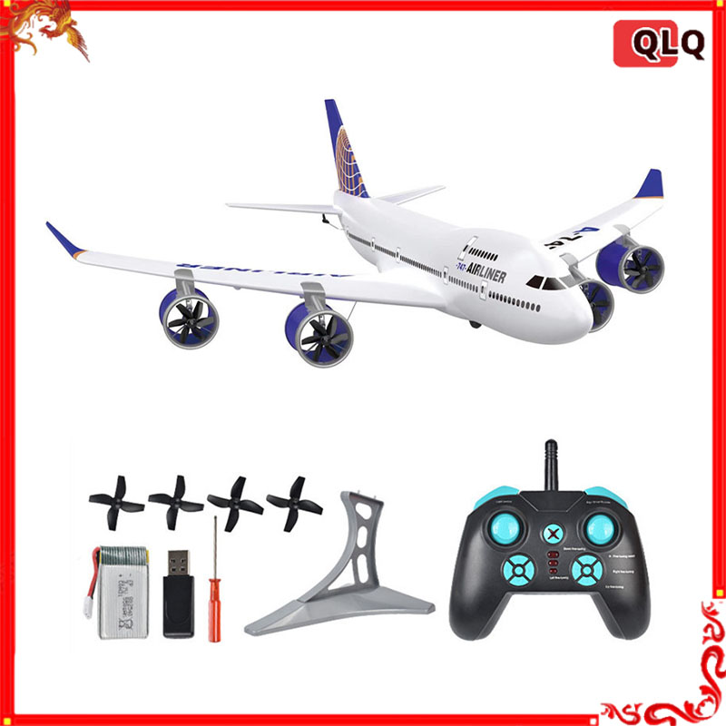 Rc Glider Foam Wing - RC เครื่องบิน A380 รีโมทคอนโทรลเครื่องร่อน Boein สามช่องเครื่องบินปีกคงที่