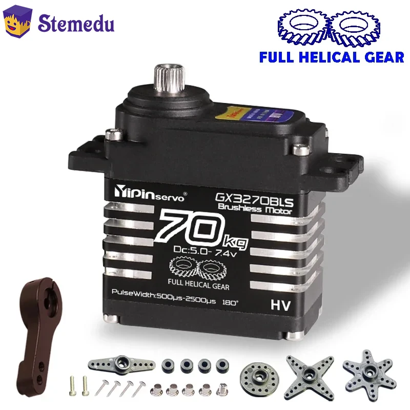 Servo Metal Gear - กันน้ํา IP68 Servo แรงบิดขนาดใหญ่แม่เหล็กเหนี่ยวนํา 8.4v Brushless