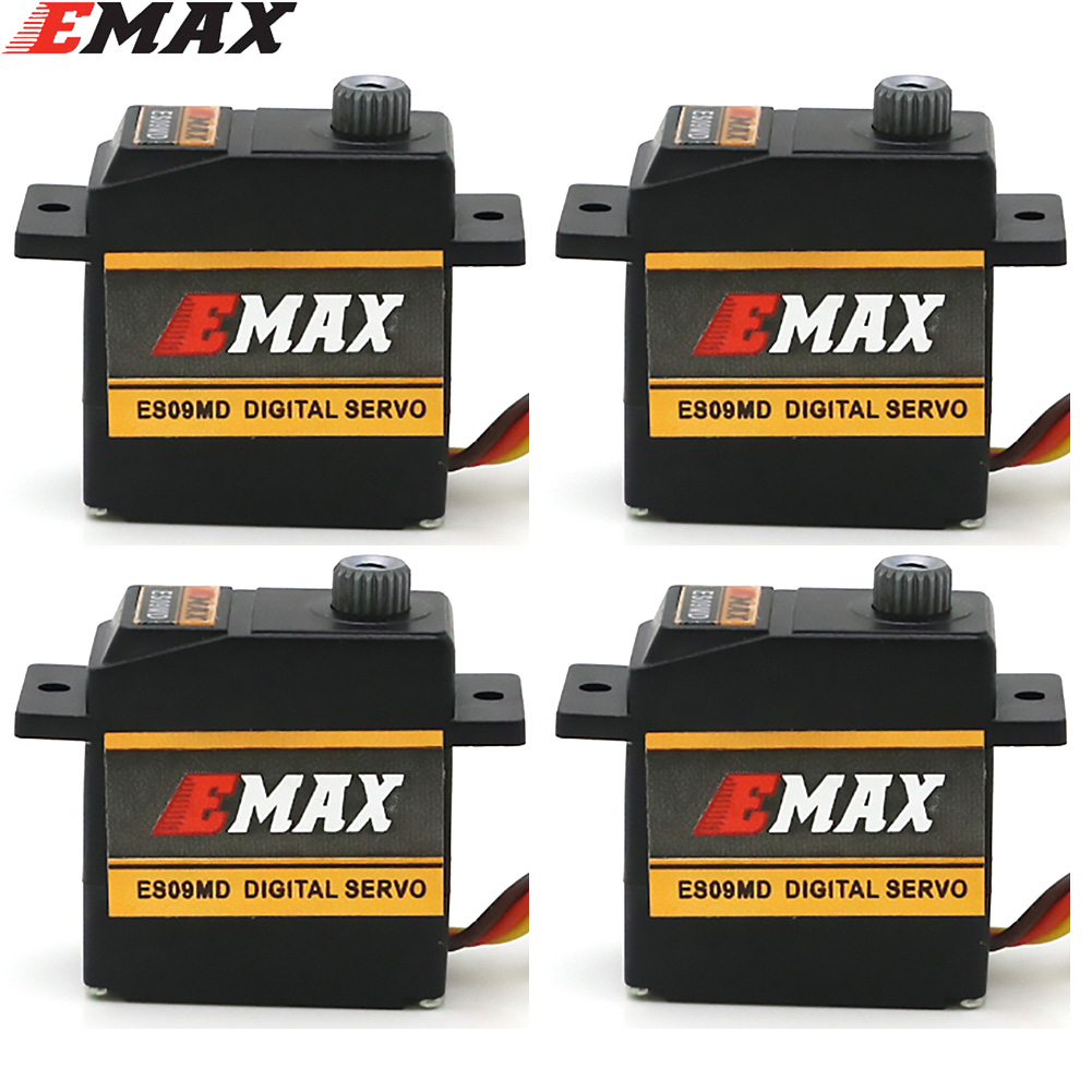 Servo Metal Gear - ES09MD EMAX เซอร์โวโลหะแบบดิจิตอล พร้อมลูกปืนคู่ แผ่นสวอชเพลท เซอร์โว