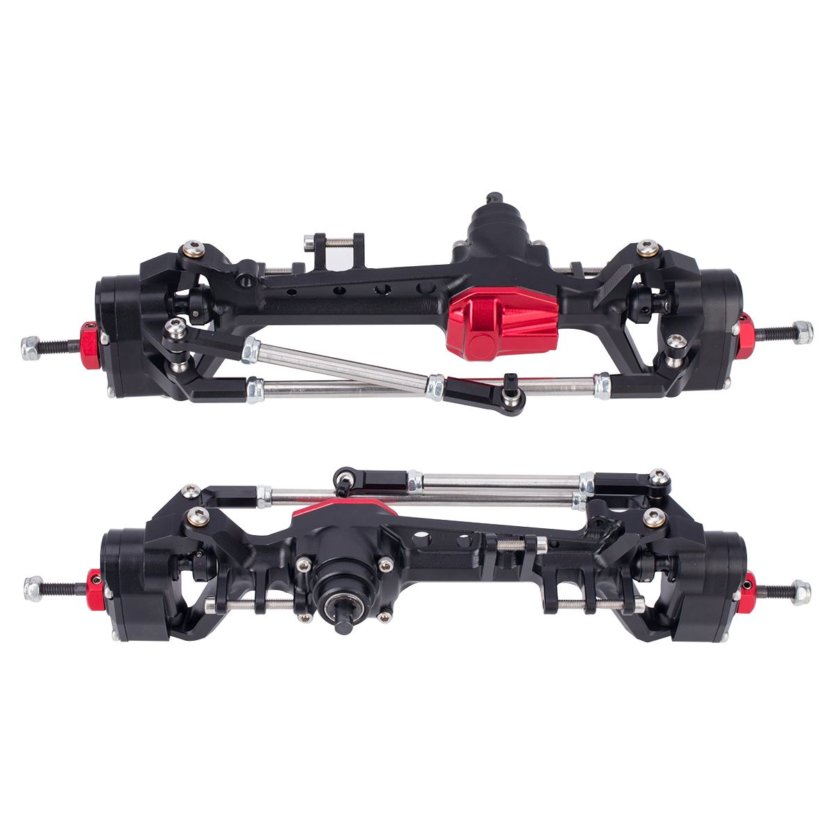 Rc Hobby Zone - CNC อลูมิเนียม SCX10 III ด้านหน้าด้านหลัง Portal