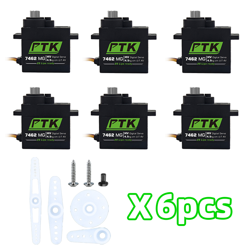 Servo Metal Gear - PTK 7462W MG เกียร์โลหะ 9g micro