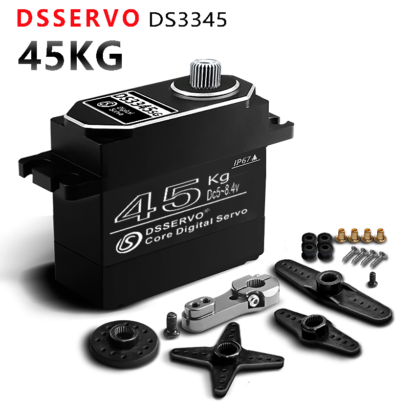 Dsservo IP67 กันน้ํา Servo 45K - Servo Metal Gear บทวิจารณ์และราคา