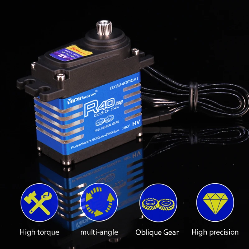 กันน้ํา IP68 RC Servo 40 กก.เห - Servo Metal Gear บทวิจารณ์และราคา