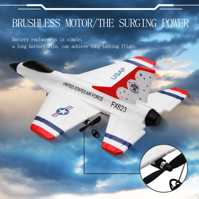 เครื่องบินรบสองช่อง2.4กรัมเครื - Rc Glider Foam Wing บทวิจารณ์และราคา