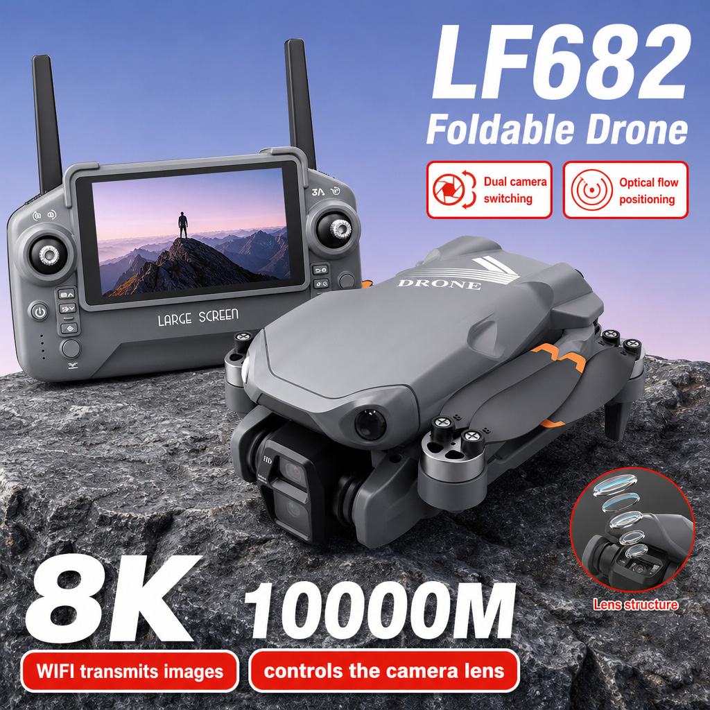 โดรนถ่ายภาพทางอากาศ LF682 8K H - Dji Drone Mini 4 Pro บทวิจารณ์และราคา