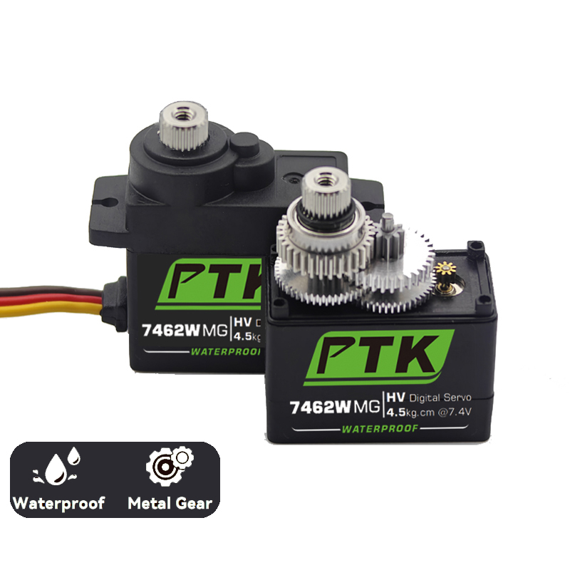 PTK 7462W MG เกียร์โลหะ 9g mic - Servo Metal Gear บทวิจารณ์และราคา
