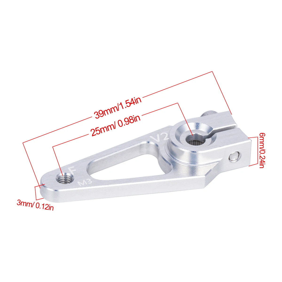 แขนเซอร์โว 39 มม. M3 7075 อลูม - Rc Hobby Zone บทวิจารณ์และราคา