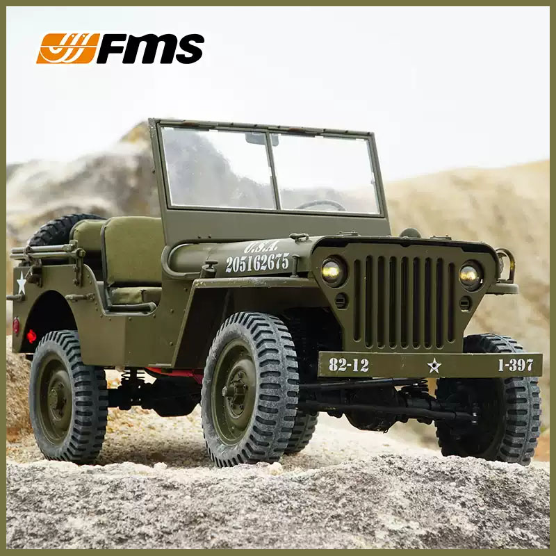 FMS 1/6 Climber 1941 Willys MB - Rc Hobby Zone บทวิจารณ์และราคา