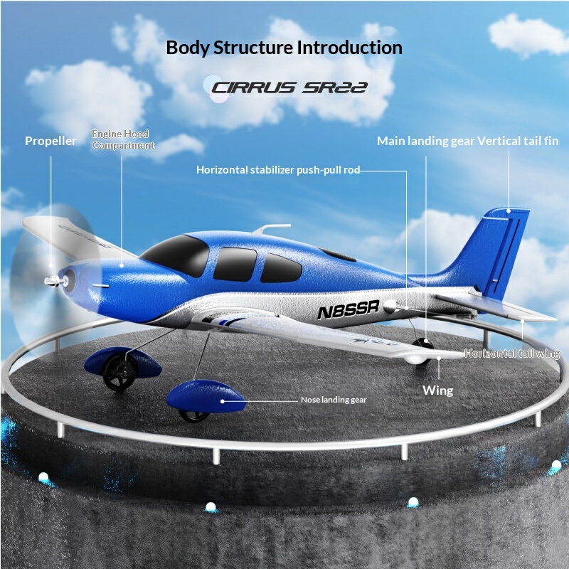 เครื่องบินบังคับวิทยุ QIDI580  - Rc Glider Foam Wing บทวิจารณ์และราคา